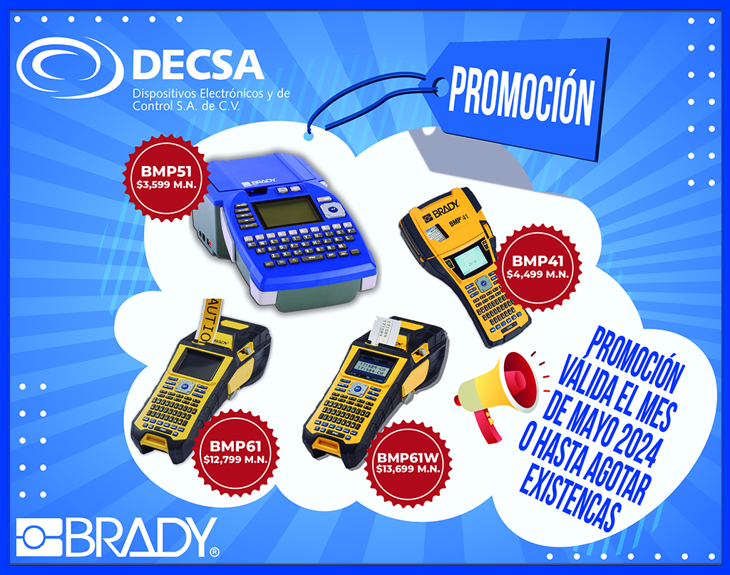 Promoción Mayo: BMP41, BMP51, BMP61 y BMP61W